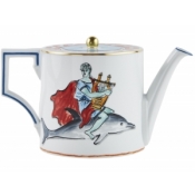 Ginori Il Viaggio Di Nettuno White Teapot